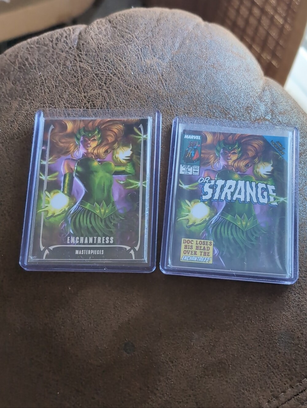 🍁Marvel Masterpieces Nahuel Grego  Enchantress Silver & Variant Cover